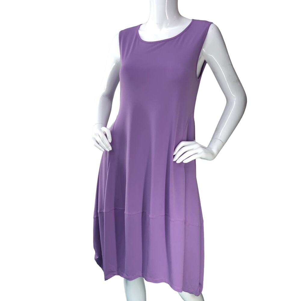 Kozan Womens Size S Dress Tank Swing Sleeveless Round Neck Purple